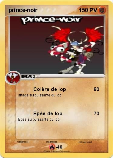 Pokemon prince-noir