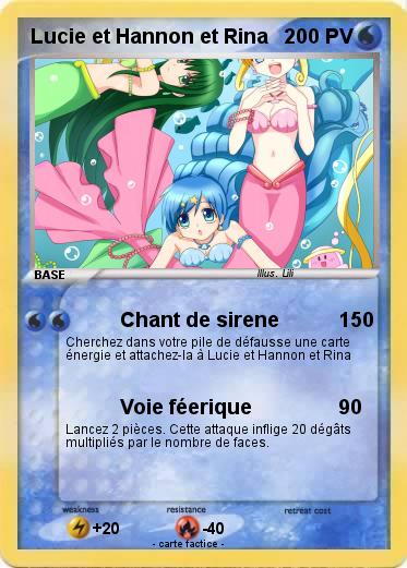 Pokemon Lucie et Hannon et Rina