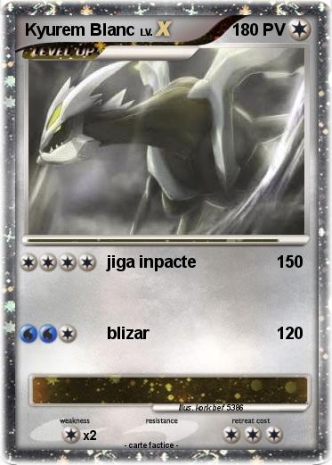 Pokemon Kyurem Blanc