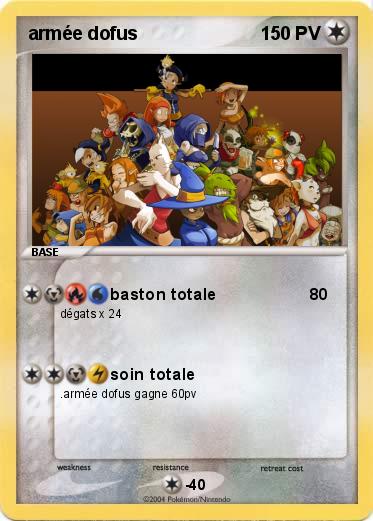 Pokemon armée dofus