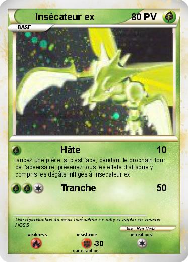 Pokemon Insécateur ex