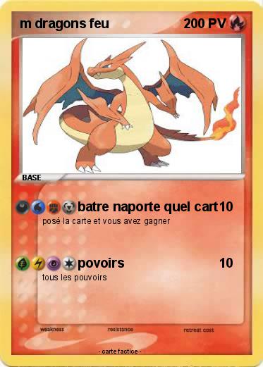 Pokemon m dragons feu