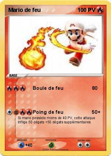Pokemon Mario de feu
