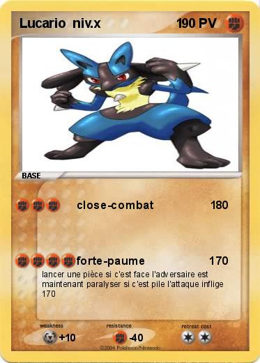 Pokemon Lucario  niv.x                     1