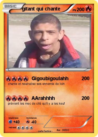 Pokemon gitant qui chante