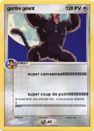 Pokemon gorille géant