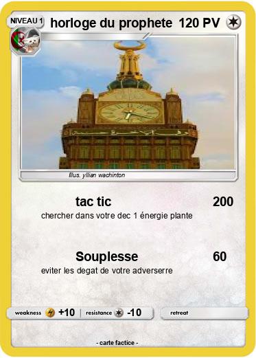 Pokemon horloge du prophete