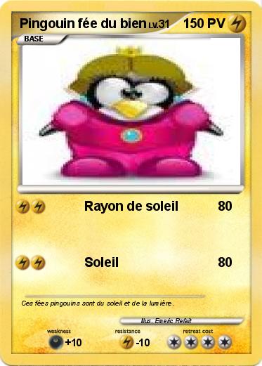 Pokemon Pingouin fée du bien