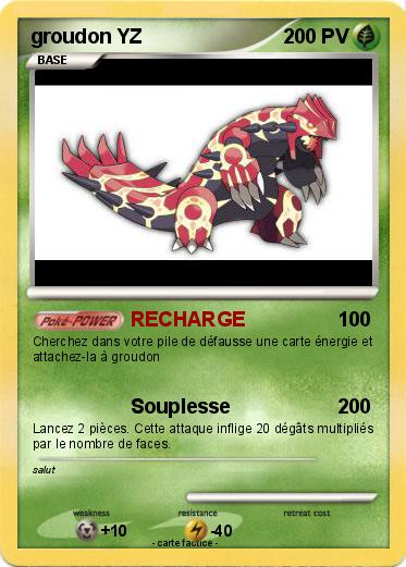 Pokemon groudon YZ