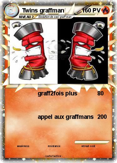 Pokemon Twins graffman