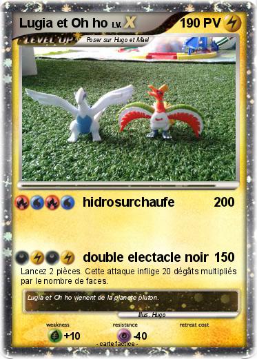 Pokemon Lugia et Oh ho