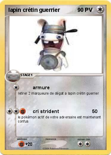 Pokemon lapin crétin guerrier