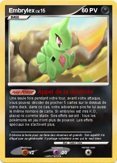 Pokemon Embrylex