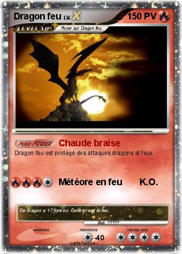 Pokemon Dragon feu