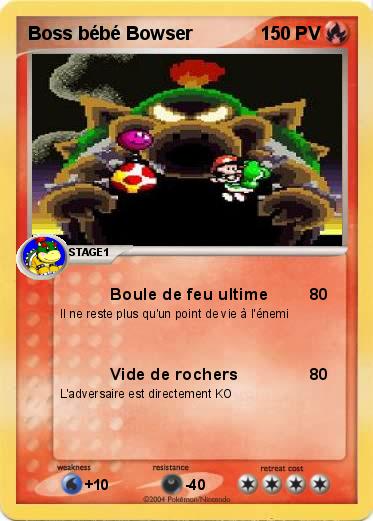 Pokemon Boss bébé Bowser