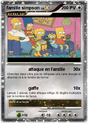 Pokemon famille simpson