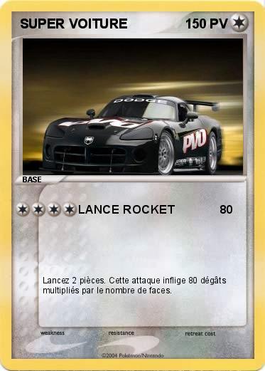 Pokemon SUPER VOITURE