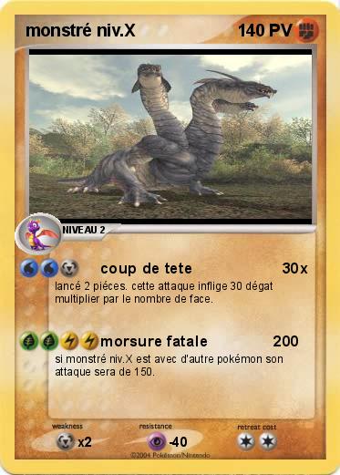 Pokemon monstré niv.X            