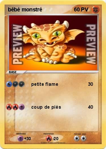 Pokemon bébé monstré 