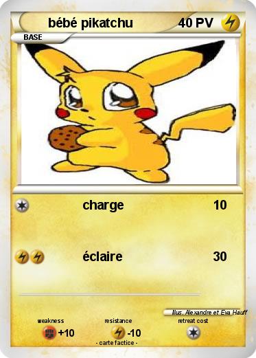 Pokemon bébé pikatchu