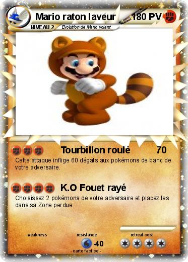Pokemon Mario raton laveur