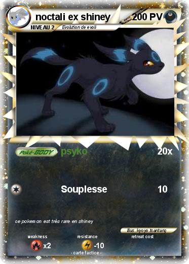 Pokemon noctali ex shiney