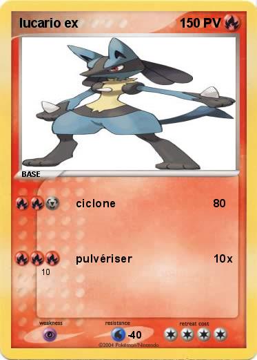 Pokemon lucario ex