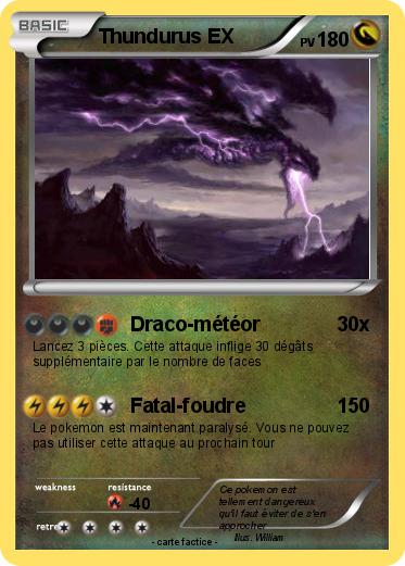 Pokemon Thundurus EX
