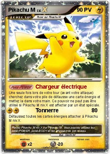 Pokemon Pikachu M