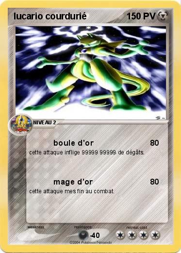 Pokemon lucario courdurié