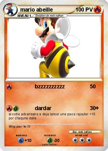 Pokemon mario abeille
