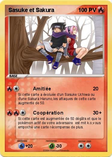 Pokemon Sasuke et Sakura 