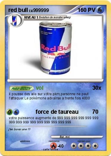 Pokemon red bull