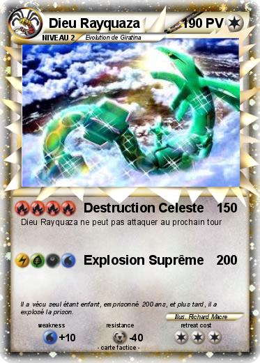Pokemon Dieu Rayquaza