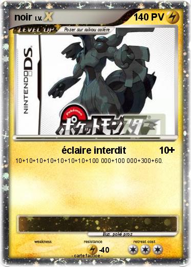 Pokemon noir