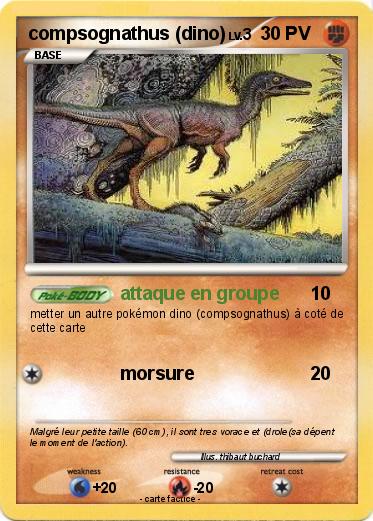 Pokemon compsognathus (dino)