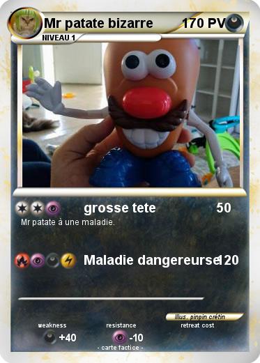 Pokemon Mr patate bizarre