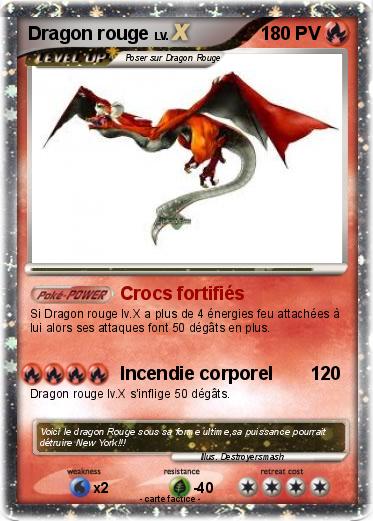 Pokemon Dragon rouge