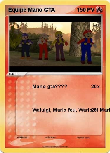 Pokemon Equipe Mario GTA