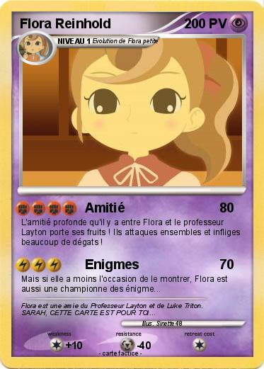 Pokemon Flora Reinhold