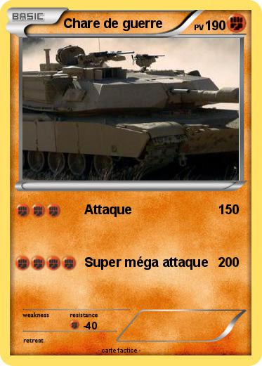 Pokemon Chare de guerre