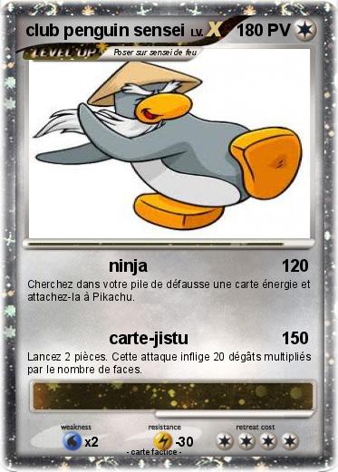 Pokemon club penguin sensei