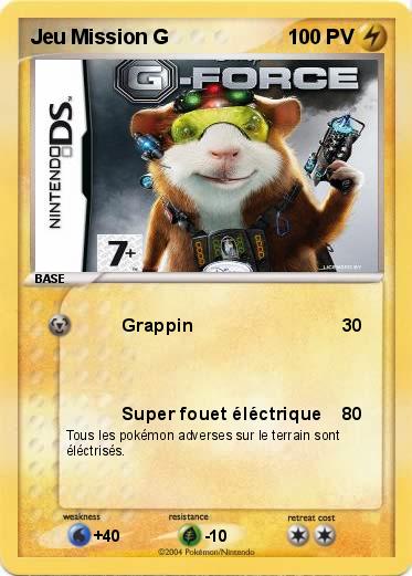 Pokemon Jeu Mission G