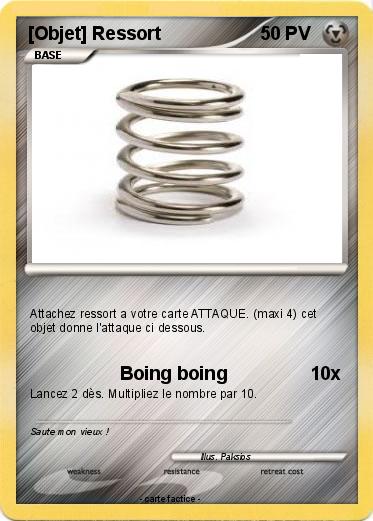 Pokemon [Objet] Ressort