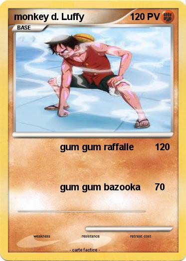 Pokemon monkey d. Luffy