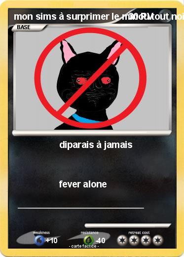 Pokemon mon sims à surprimer le minou tout noir ( sims3 , 3DS )