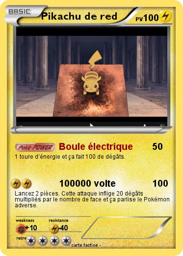 Pokemon Pikachu de red