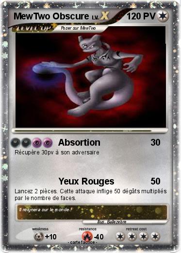 Pokemon MewTwo Obscure