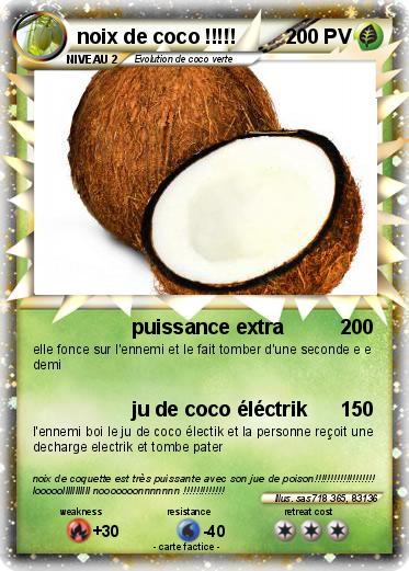 Pokemon noix de coco !!!!!