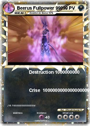 Pokemon Beerus Fullpower 99999